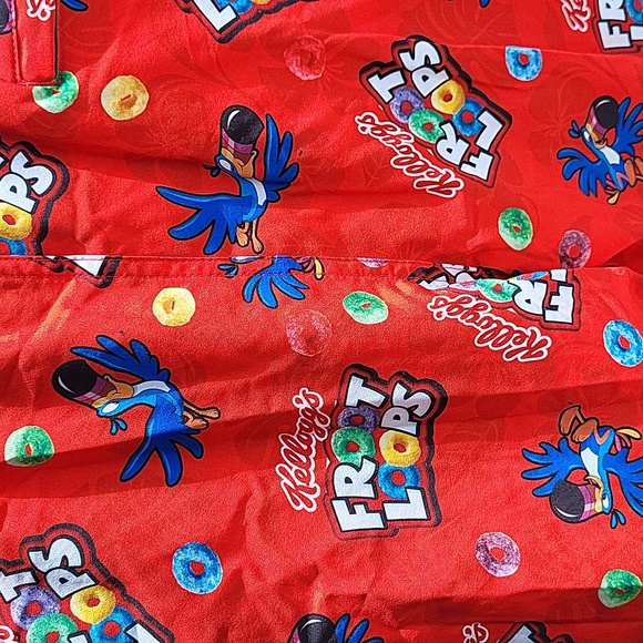 Men's novelty bathingsuit, Froot Loops, sz XL, NWT - Picture 4 of 12